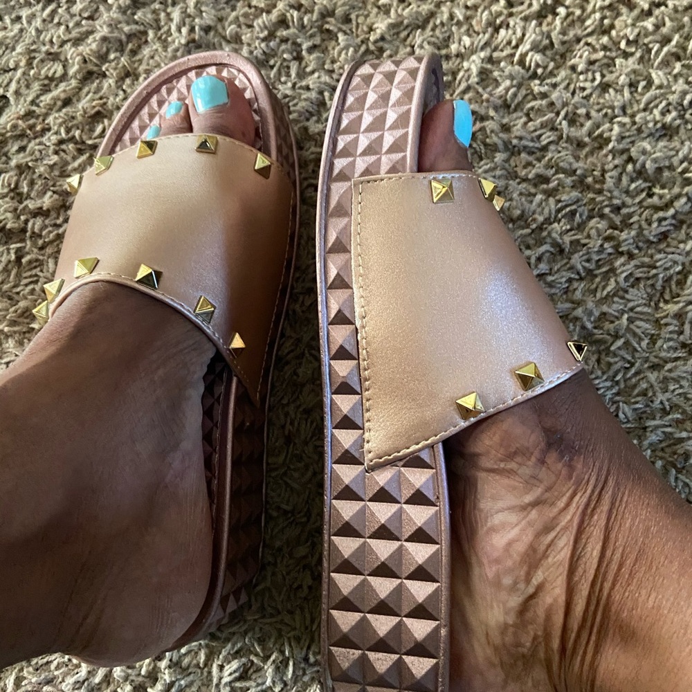 Platform Studded Sandals - Picture 5 of 7